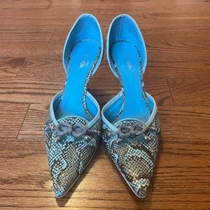 LIMITED EDITION Apepazza Blue Heel w Bow